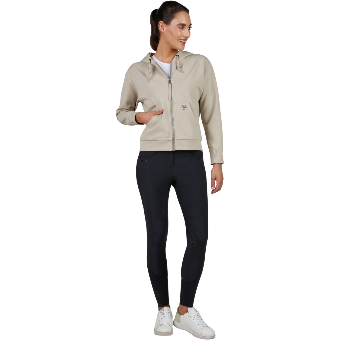 2025 Pikeur Damen Pikeur Hoody Jacke 828200 292 050 - Almond